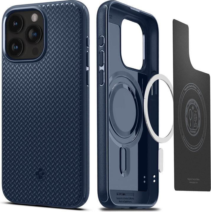 Produktbild Spigen Mag Armor iPhone 15 Pro 6.1" MagSafe granatowy/navy blue (Apple iPhone 15 Pro)