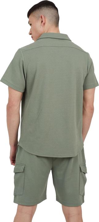 Actual product image Brave Soul Mens Cadby Textured Cargo Shorts (S)