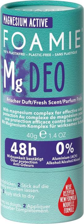 Foamie Solid Deodorant Rain In The Woods 48h Deodorant Stick with Fresh Scent (Stick)