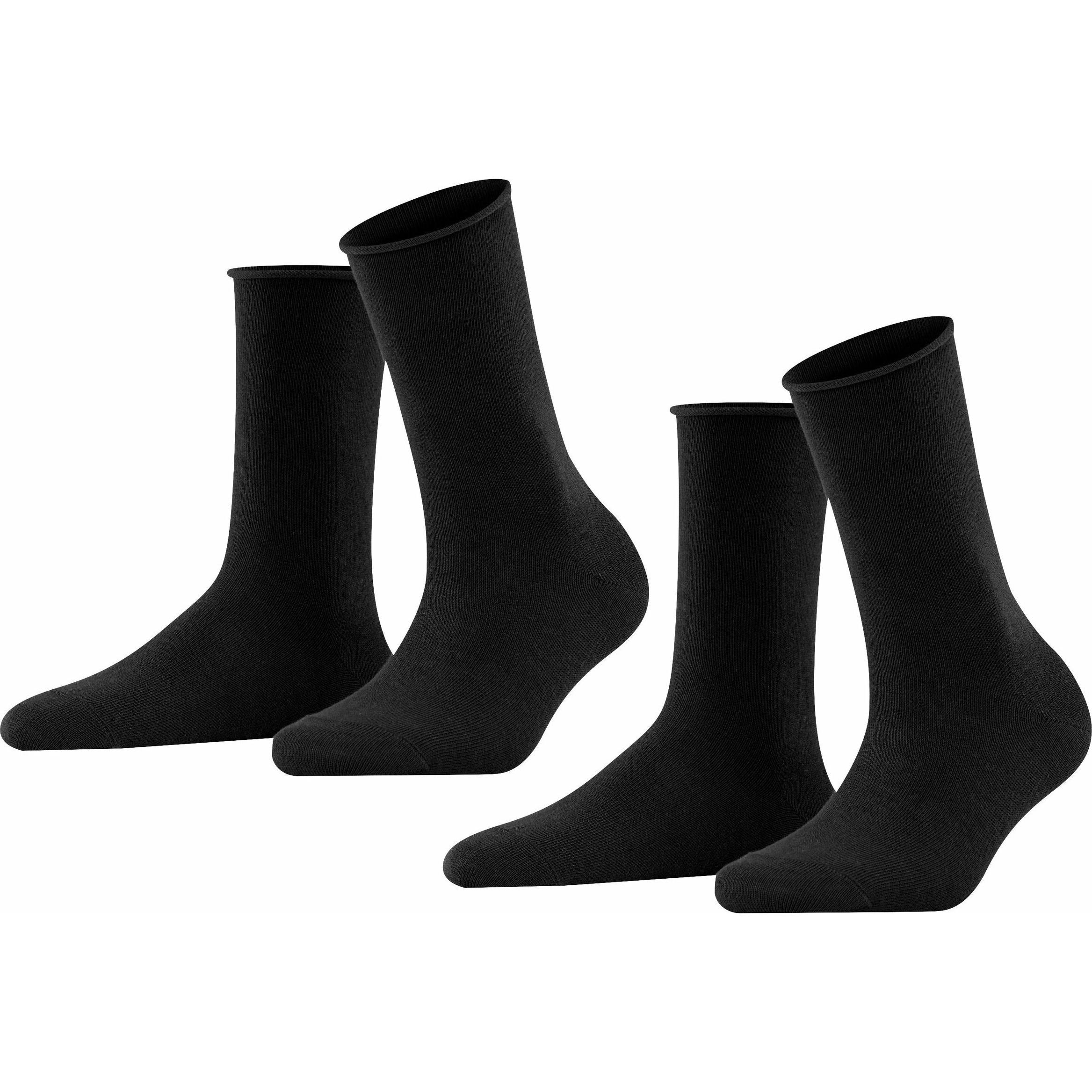 Falke, Damen, Socken, Happy DP SO, Schwarz, (2er Pack, 39 - 42)