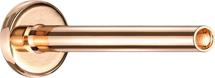 Produktbild Star Piercing Micro Labret-Stab rosegold mit 0.8 mm Innengewinde (ohne Messing, Titan G23)