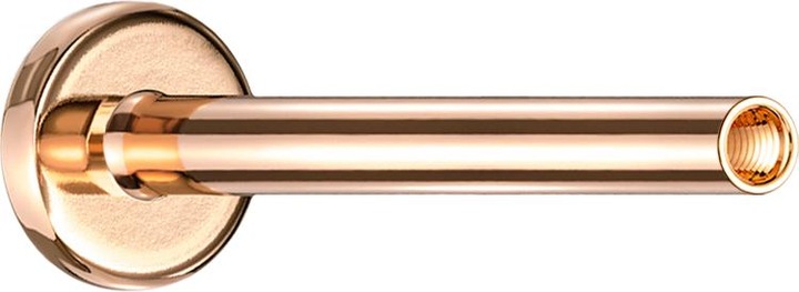 Image du produit Star Piercing Micro tige de labret or rose avec filetage femelle de 0,8 mm (sans laiton, Titane G23)