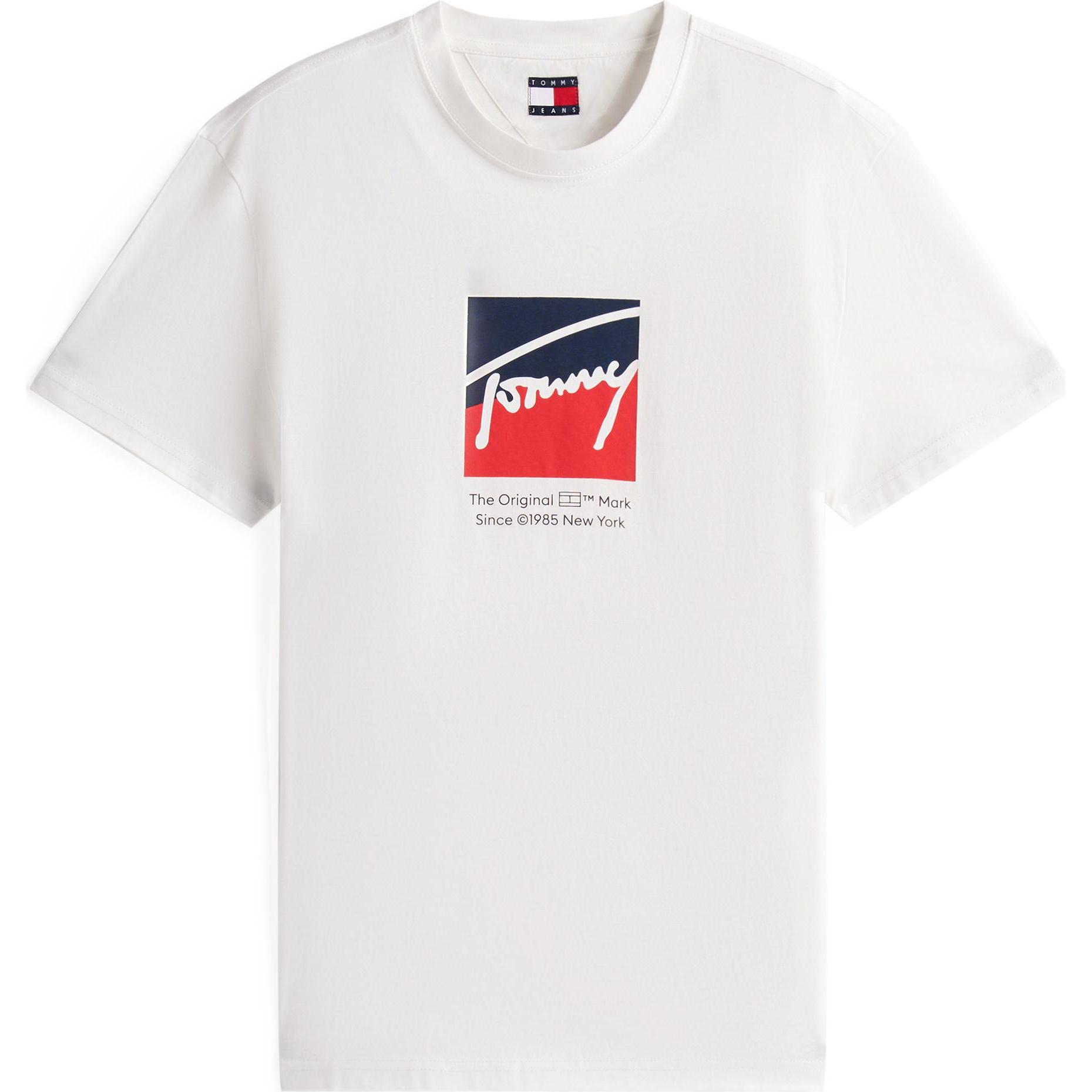Tommy Jeans, Uomini, Maglietta, Tjm Reg Rwb Dna Tee, Bianco, (L)