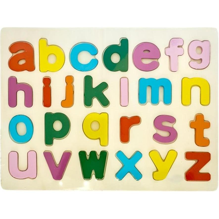Mcd, Letterine in legno e stoffa, Holzalphabet Kleine Buchstaben