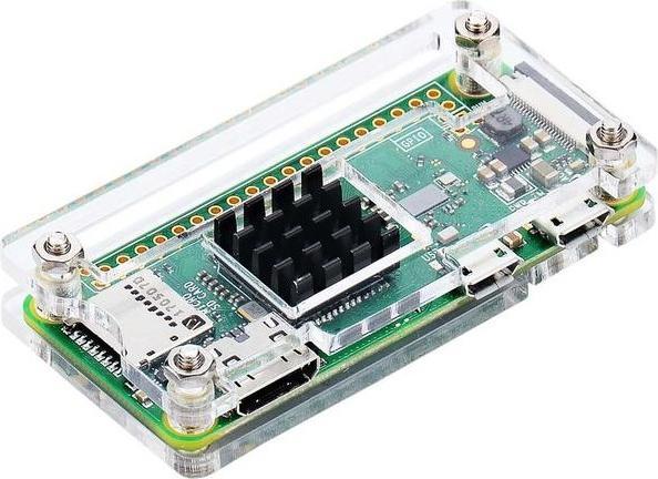 Productafbeelding HutoPi Etui voor Raspberry Pi zero (Transparant) (Huisvesting)