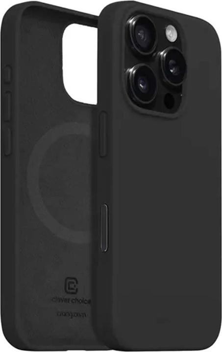 Immagine prodotto Crong Colour Cover Magnetic - Custodia MagSafe per iPhone 15 Pro Max (nero) (Apple iPhone 15 Pro Max)