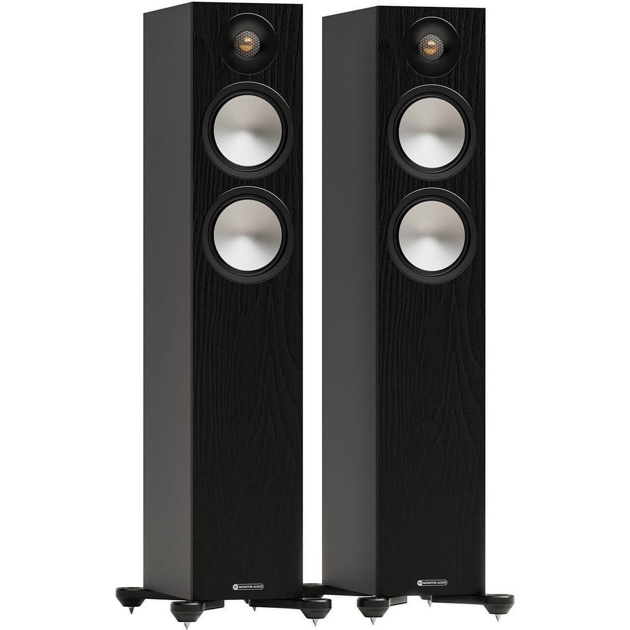 Monitor Audio Bronze 7G 300 Floorstanding Speakers, black (1 coppia), Hi-Fi + Altoparlante home cinema, Nero