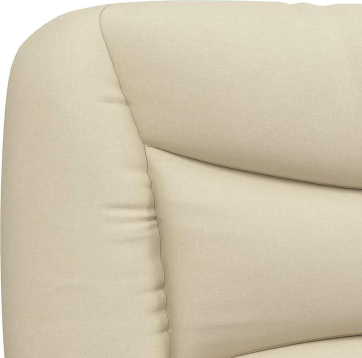 Actual product image VidaXL Bed frame with fabric headboard (200 x 200 cm)