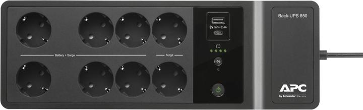 Actual product image APC BE850G2-SP, Standby (Offline), 0.85 kVA, 520 W, Sine, 220 V, 230 V (850 VA, 520 W, Standby UPS)