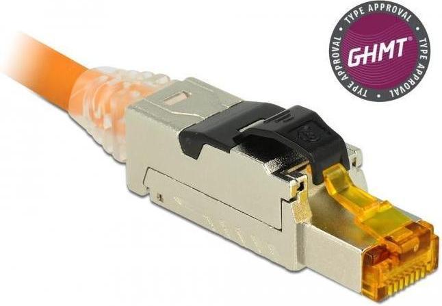 Productafbeelding Delock Veld-termineerbare RJ45 stekker (S/FTP, CAT8.1, 0.06 m)