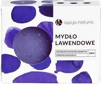 Actual product image Opcja Natura Lavender Moisturizing And Caring Soap 100g (Hard soap)