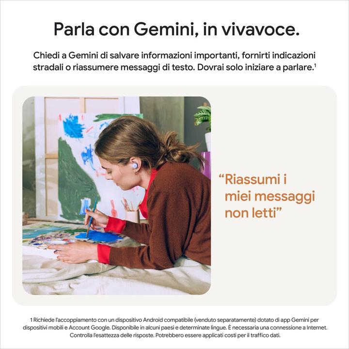 Productafbeelding Google Pixel Buds 2a (Actieve ruisonderdrukking, 7 h, Draadloze)