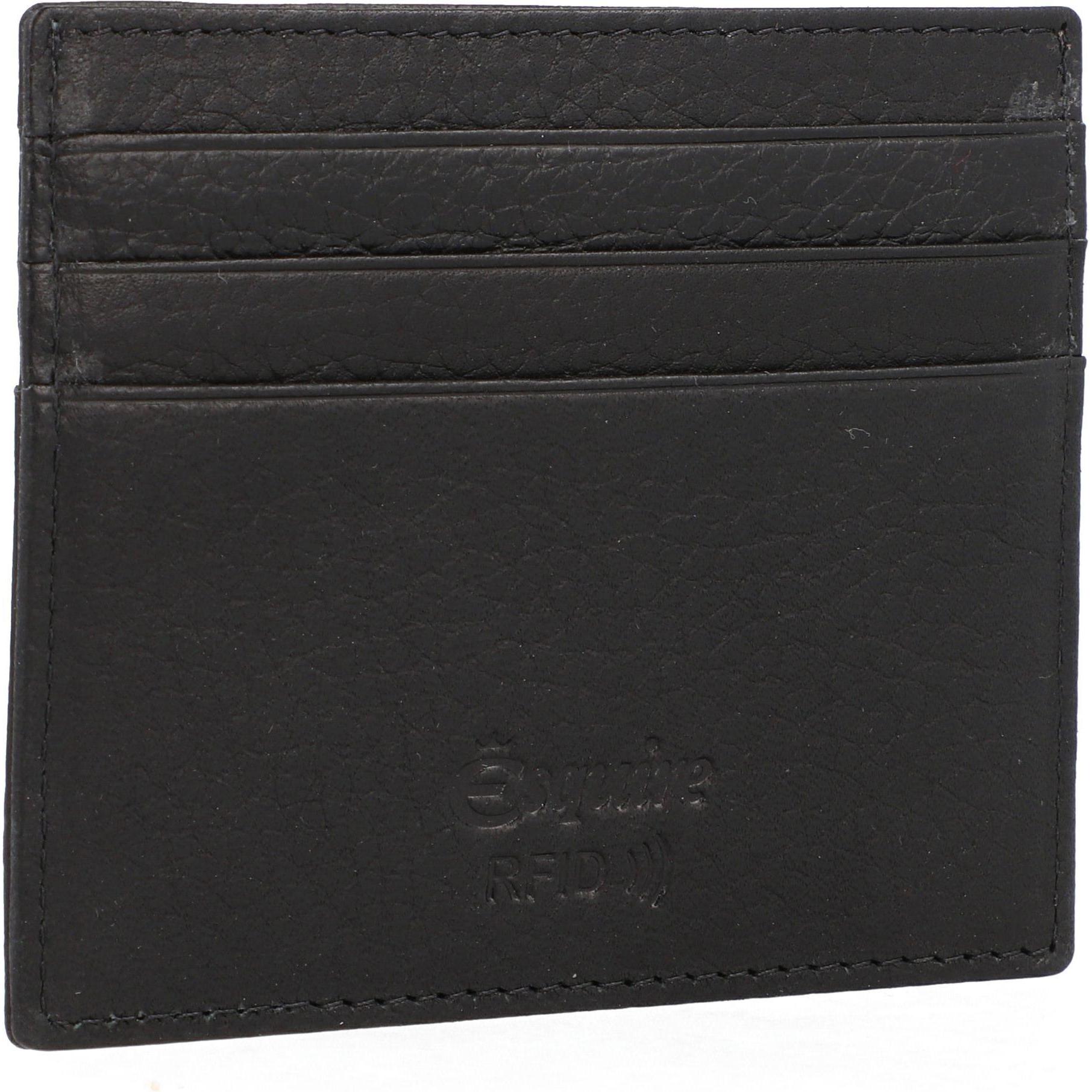 Thumbnail - Esquire, Portemonnaie, Oslo Texas Kreditkartenetui RFID Leder 10 cm, Schwarz