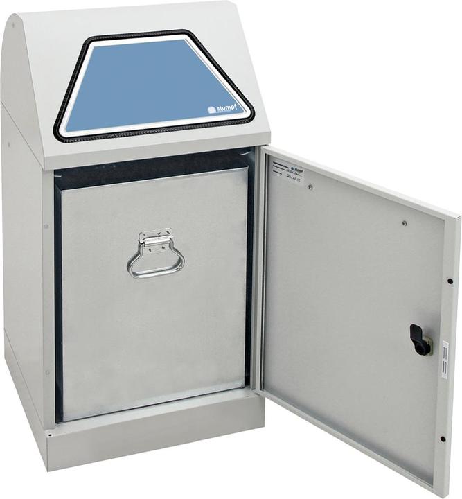 Immagine prodotto kaiserkraft Sistema di raccolta dei rifiuti riciclabili, sportello di accesso a pedale (120 l)