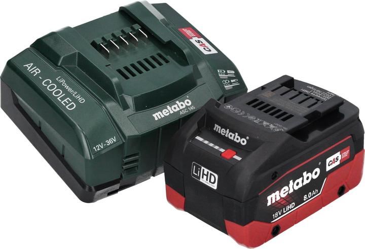 Actual product image Metabo SSEP 18 LT cordless reciprocating saw 18 V 32 mm + 1x LiHD battery 8.0 Ah + charger + metabox