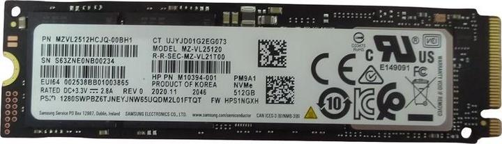 Produktbild HP SKO-SSD 512GB 2280 PCIe-4x4 NV (512 GB, M.2)