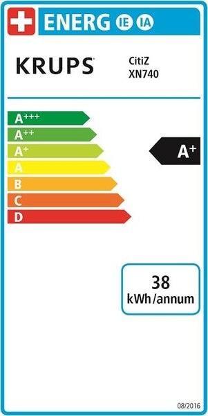 Etichetta energetica Krups CitiZ (NESPRESSO Original)