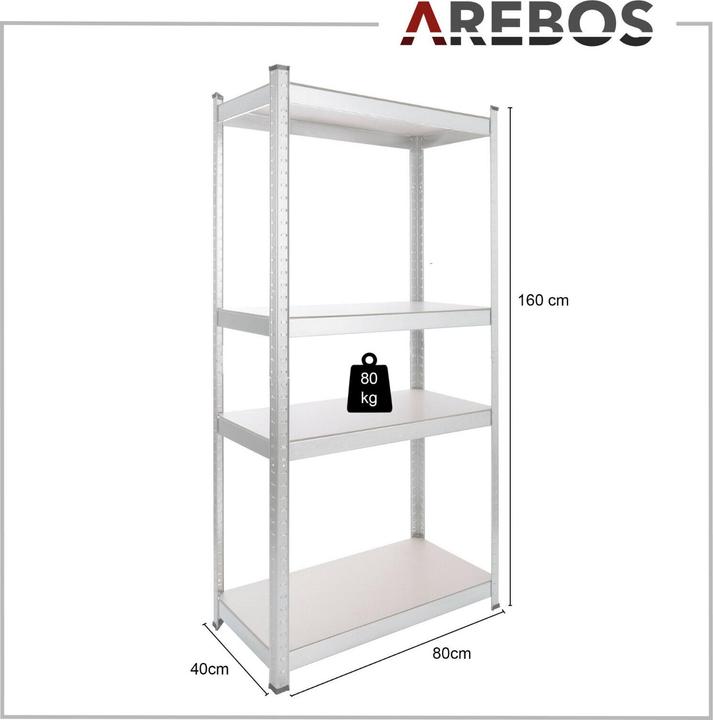 Image du produit Arebos Étagère pour charges lourdes