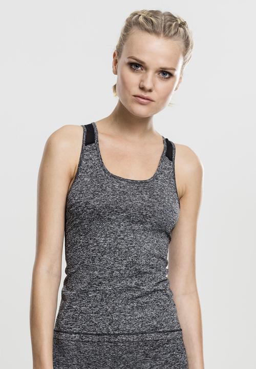 Actual product image Urban Classics Ladies Active Melange Trainings Top (S)