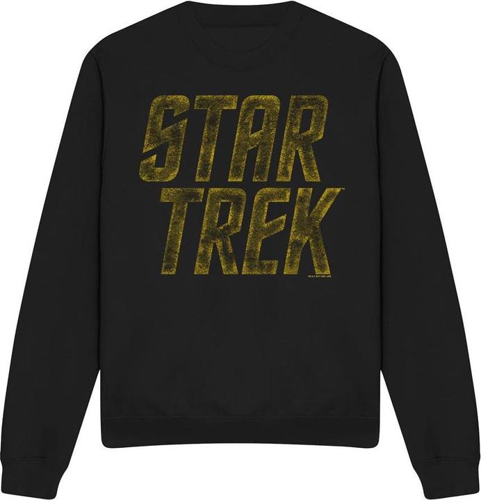 Actual product image Unisex Adult Distressed Logo Sweatshirt (S)