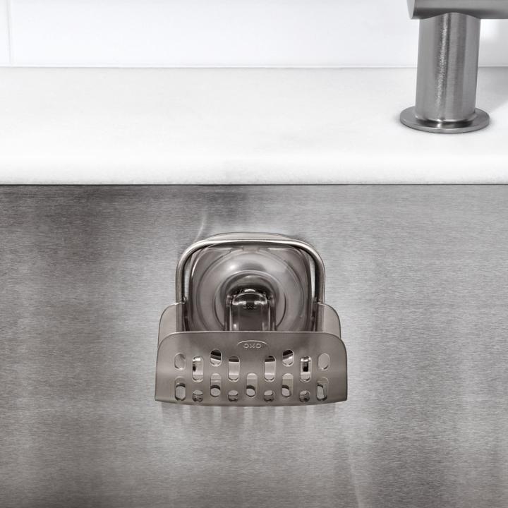 Immagine prodotto OXO Porta spugne con supporto a ventosa Grigio