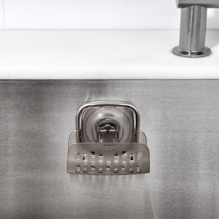 Immagine prodotto OXO Porta spugne con supporto a ventosa Grigio