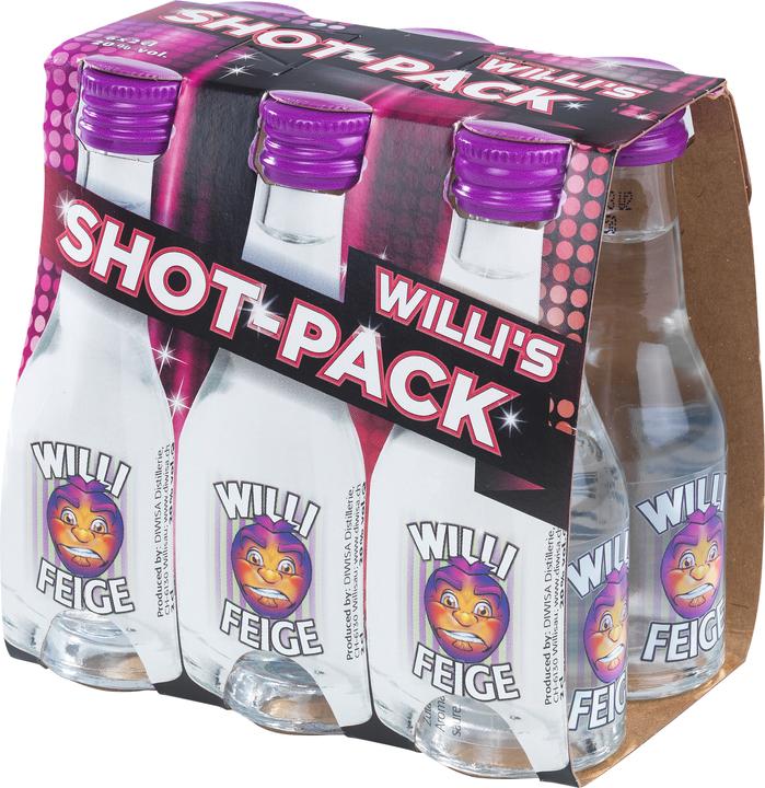 Produktbild Willi 's Shot Pack Feigen (6 x 2 cl)