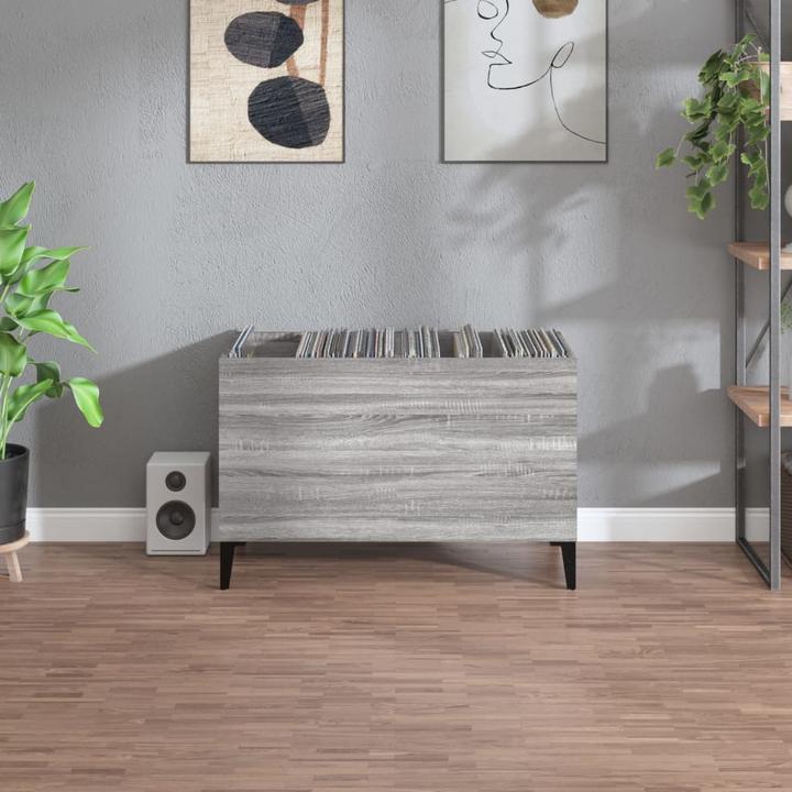Produktbild VidaXL Plattenschrank Grau Sonoma 74,5x38x48 cm Holzwerkstoff