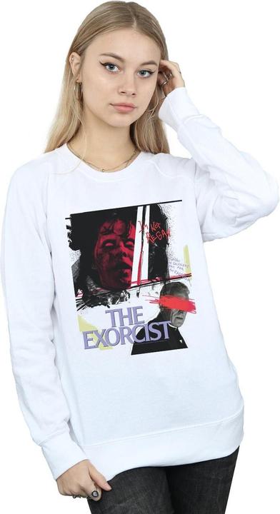 Actual product image The Exorcist Womens/Ladies Scratched Eyes Sweatshirt (S)