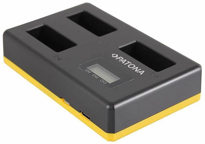 Immagine prodotto Patona Caricabatterie triplo Canon LP-E17 (Caricabatterie per fotocamere)