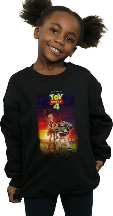 Produktbild Disney Toy Story 4 Buzz And Woody Poster Sweatshirt Mädchen (140, 146)