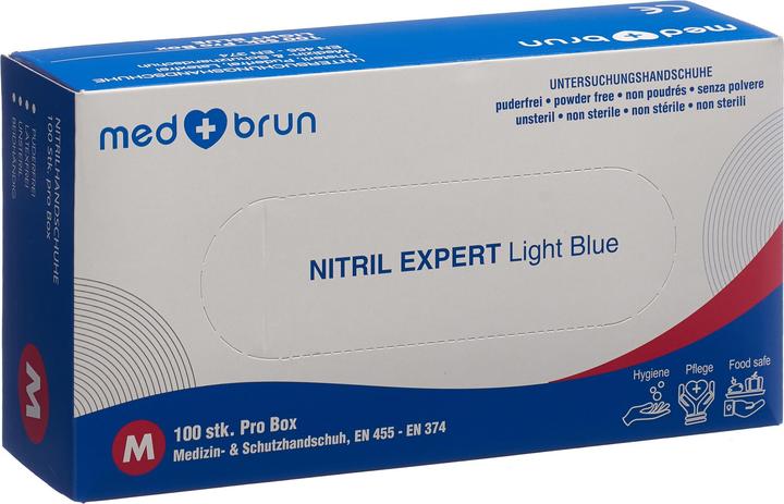 Image du produit MedBrun Gants jetables en nitrile Expert (M)