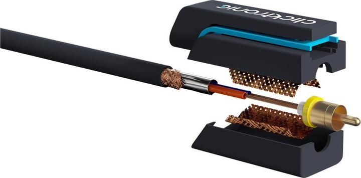 Immagine prodotto Goobay Cavo adattatore MP3 Clicktronic (5 m, Connettore da 3,5 mm (AUX), Cinch)