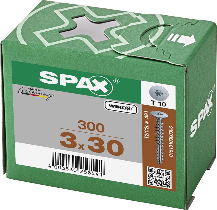 Produktbild Spax Rückwandschrauben (300 Schrauben pro Stück)