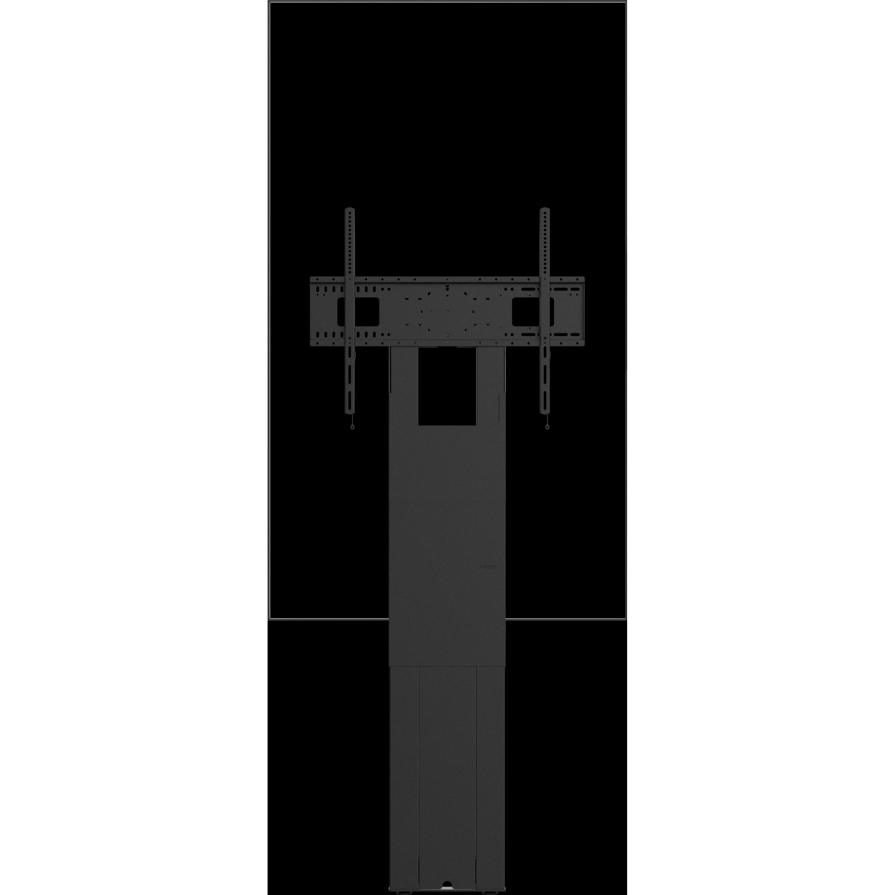 Vision F51 Wall fix floor stand (98", 130 kg), TV Ständer, Schwarz