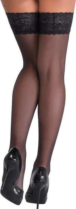 Actual product image Cottelli Collection Hold-ups black 2 (S)