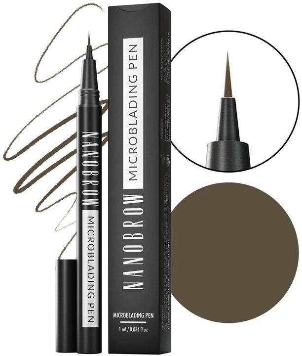 Actual product image Nanobrow - Microblading Pen Dark Brown (Dark Brown)