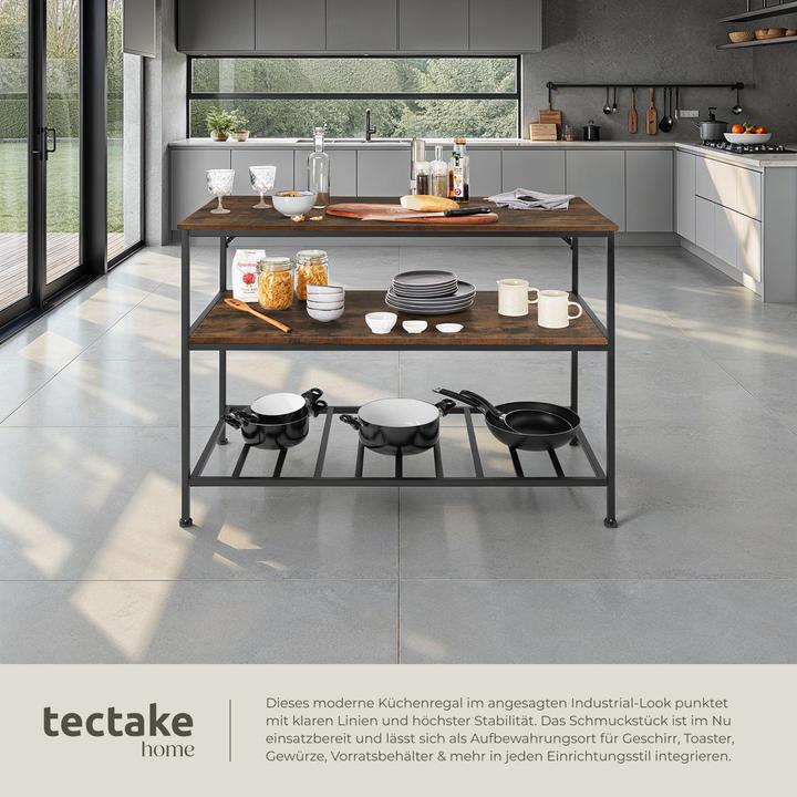 Actual product image tectake Akeley (120 x 60 x 90.50 cm)