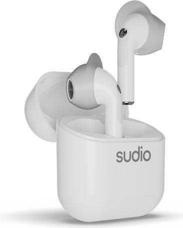 Immagine prodotto Sudio NIO - Cuffie - In Ear - Chiamate e musica - Bianco - Binaurali - Resistenti al sudore (Senza fili)