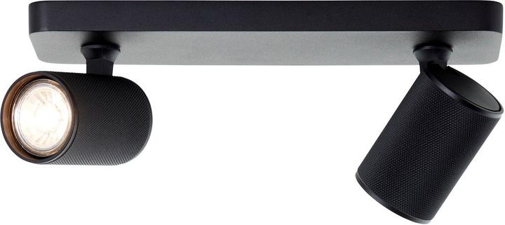 Produktbild Brilliant Plafondspot Marty GU10 2x5W 3000K - Zwart (345 lm, GU10)