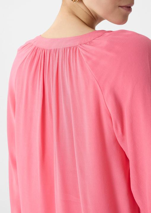 Actual product image Comma Bluse Leichte Tunikabluse aus Crêpe mit 3/4-Ärmeln (40)