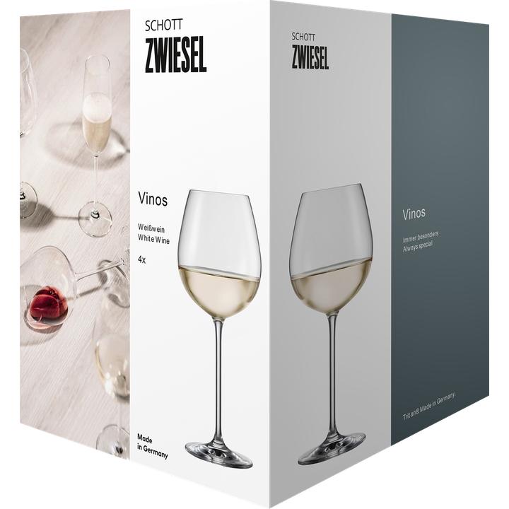 Produktbild Schott Zwiesel Weissweinglas Vinos 0 4 Stück (46 cl, 4 Gläser, Weissweingläser)