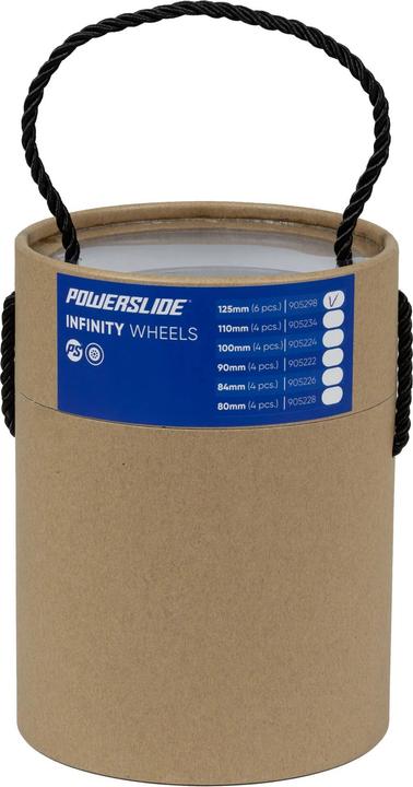Actual product image Powerslide Skateboard Wheels Infinity 6-Pack 2023 (125 mm)