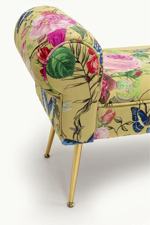 Image du produit Kare Design Bank Wing Flower Fever Gelb 100cm (100 cm)