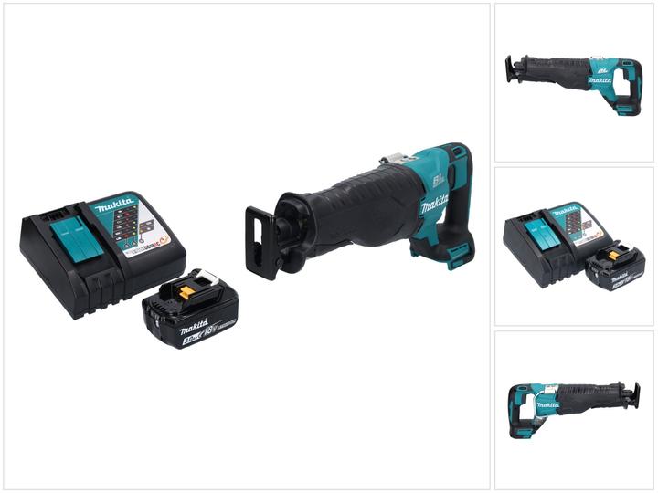 Actual product image Makita DJR 187 RF1 Battery Reciprocating Saw 18 V Brushless + 1x Battery 3.0 Ah + Charger