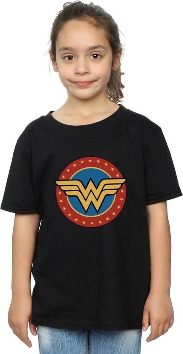 Actual product image Wonder Woman Girls Logo Cotton T-Shirt (128)