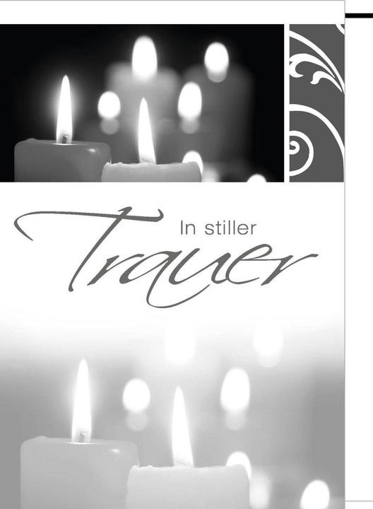 Actual product image Braun + Company Funeral card (1 pcs.)