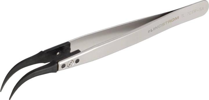 Produktbild Lindstrom Lindström TL 7CFR-SA ESD Pinzette 7CF Flach, gebogen 130 mm