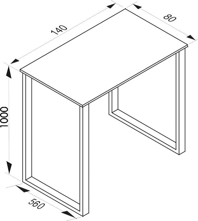 Actual product image VCM Xona (140 x 80 x 102 cm)
