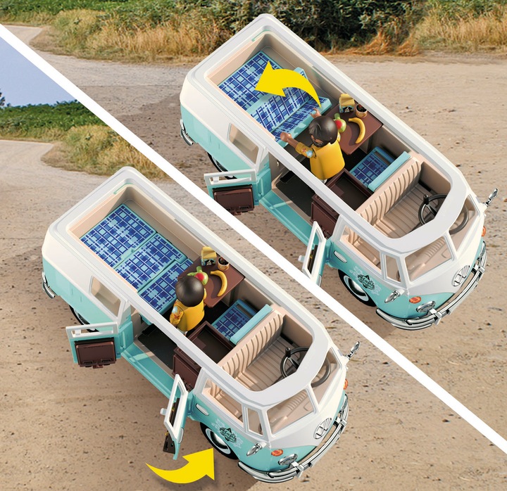 Actual product image Playmobil Volkswagen T1 Camping Bus - Special Edition (70826, Playmobil Volkswagen)